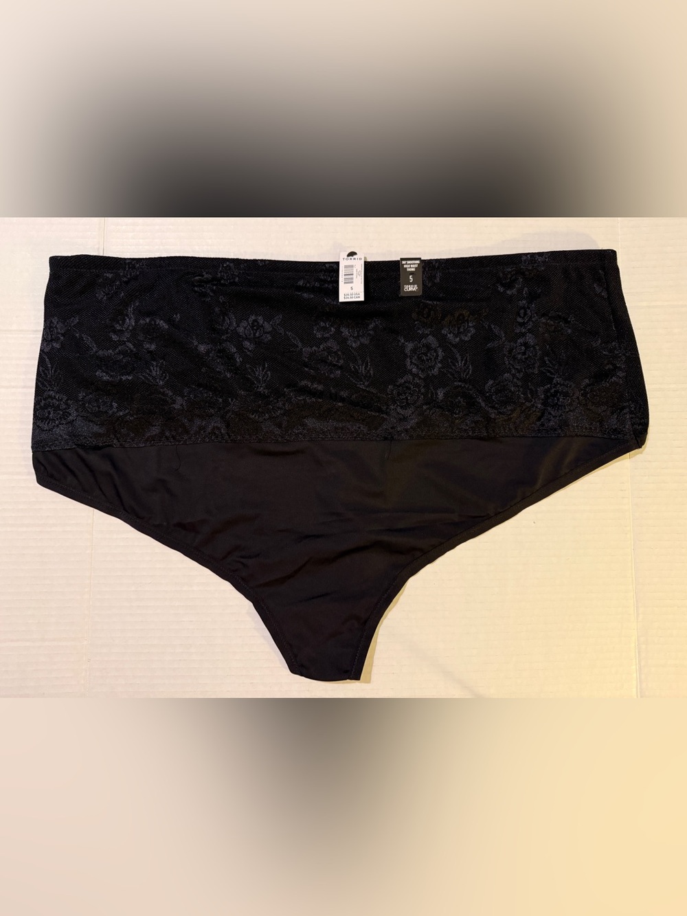 Torrid Curve Women Plus Black 360 Smoothing High Waist Thong-5